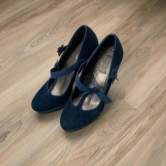 Rachel Roy blue heels - Picture 2 of 4